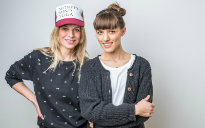 Jette und Sophie vom Monkey Mind.Yoga-Studio in Hamburg